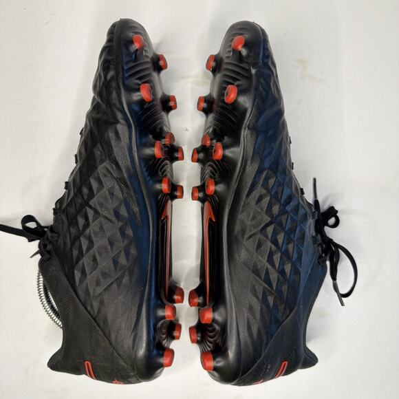 Nike Tiempo Legend 8 Club Soccer Cleats AT6107-060 Black Red Men Size 10 main image 9
